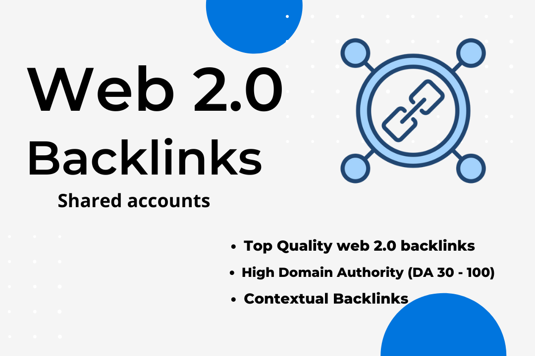 100 Web 2.0 blogs (Shared accounts)
