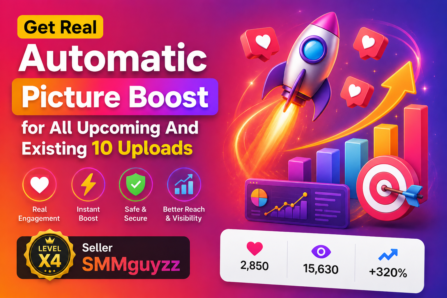 Get Real Automatic Picture Boost for All Upcoming And Existing Uploads 