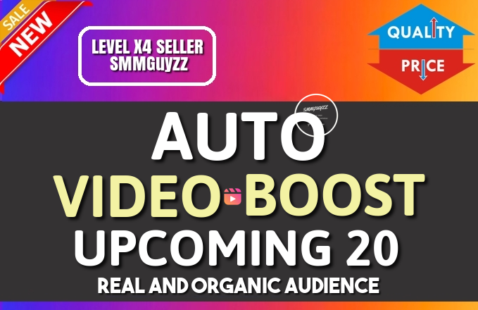 Get Real Automatic Video BOOST To Each Of Your Upcoming Uploads