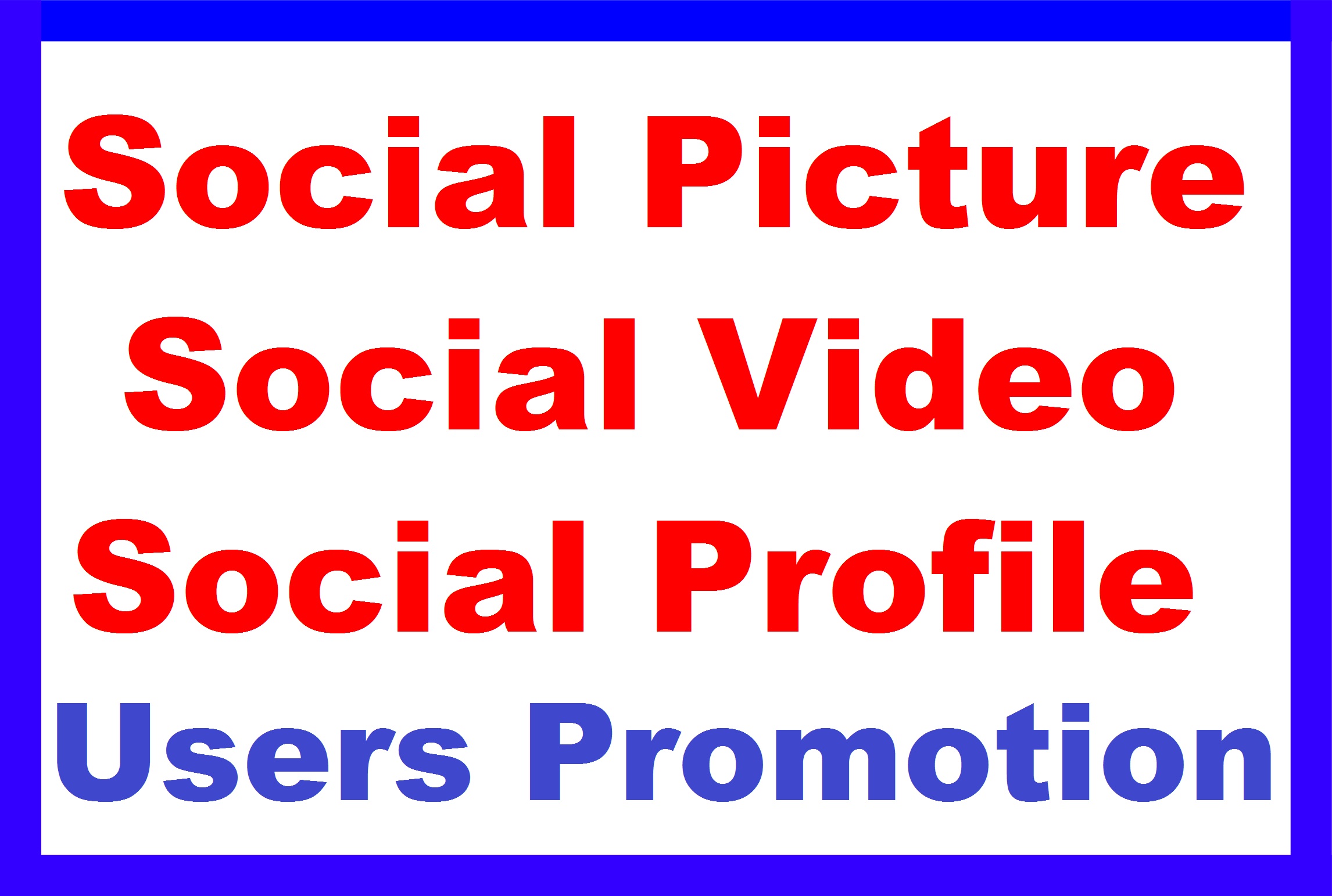 Promote Your PHOTO AND VIDEO AND PROFILE SUPER FAST
