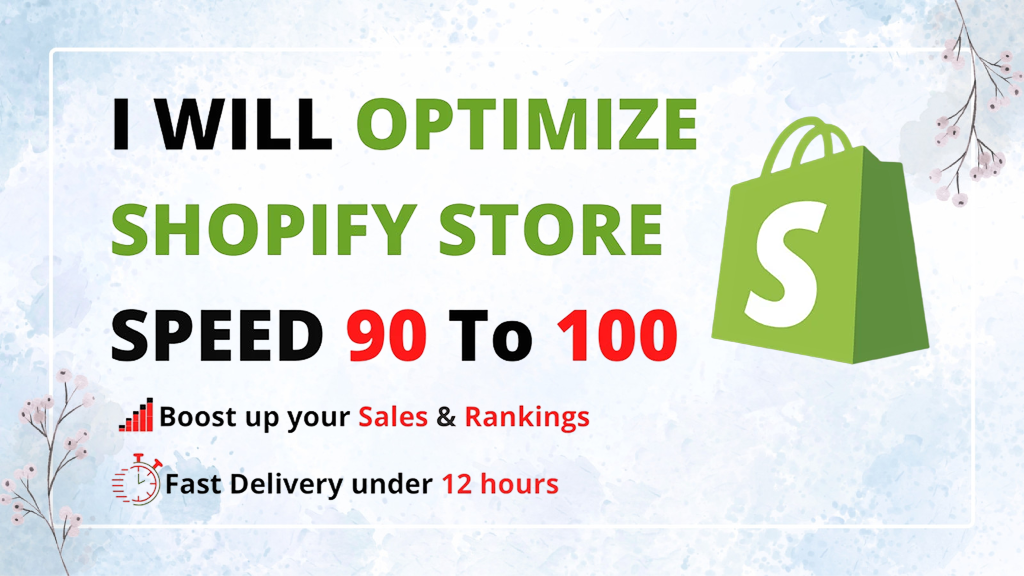 I will do shopify speed optimization and increase shopify speed