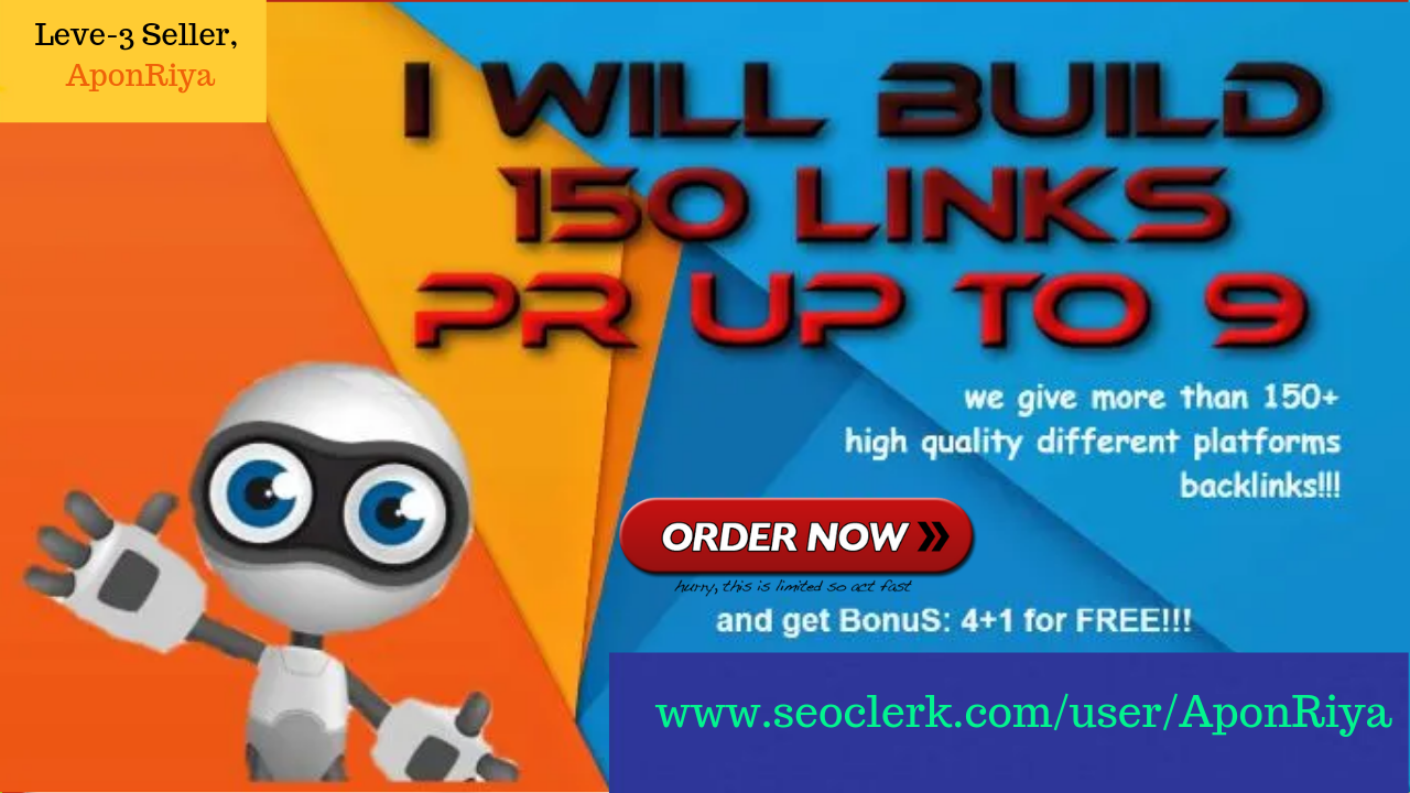 I Do Build 150 Links Pr Up To 9, High Atothority Web 2.0 Backlinks' DA/PA/CF