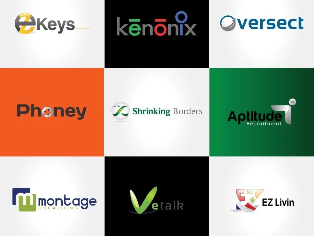 design 3 concept of your Brand Logo with Professionalism