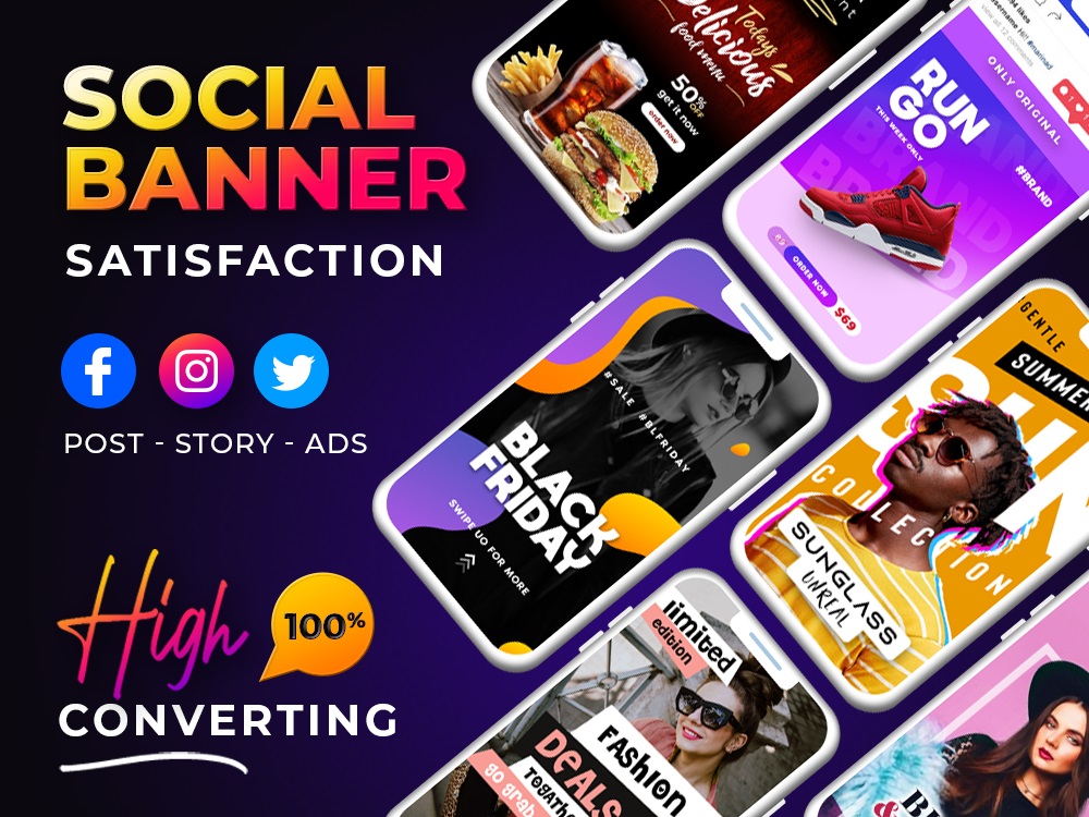 creative Facebook or Insta Post , Banner, Ads, Cover, Story