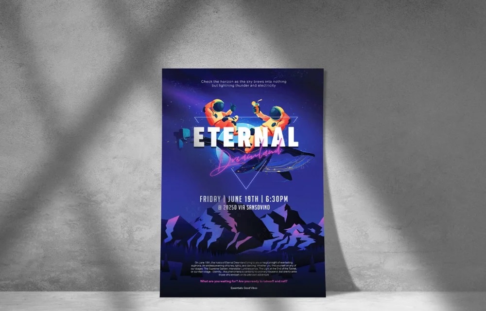 You will get a eye catching flyer