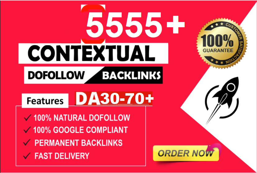 Get 5555+ SEO BACKLINKS FOR INPROVE YOUR RANK - INCLUDED PBN'S WEB 2.0 MIX DO FOLLOW & HIGH DA LINKS