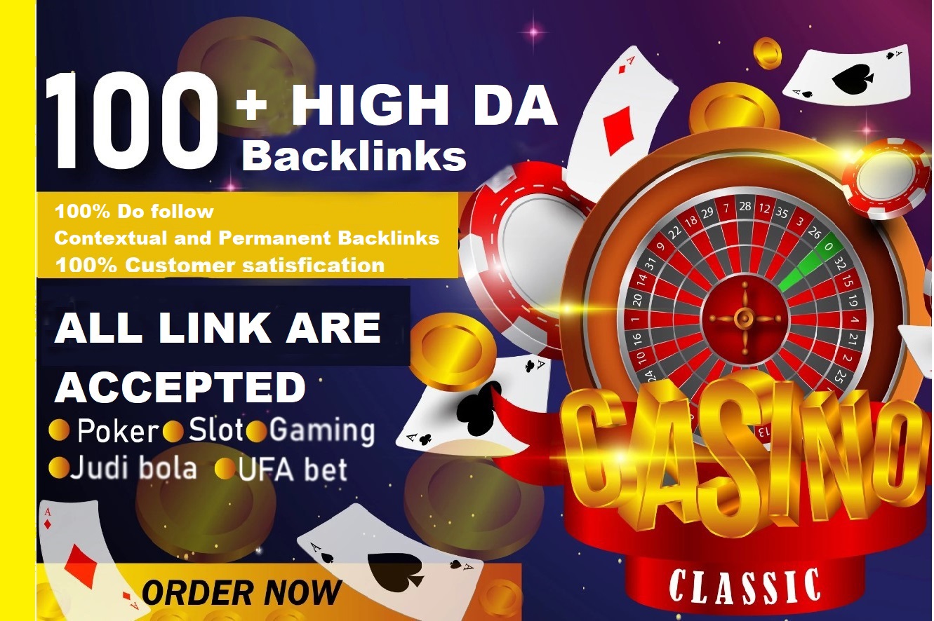 100+ High DA Backlinks for Casino Gambling UFABET Related Sites