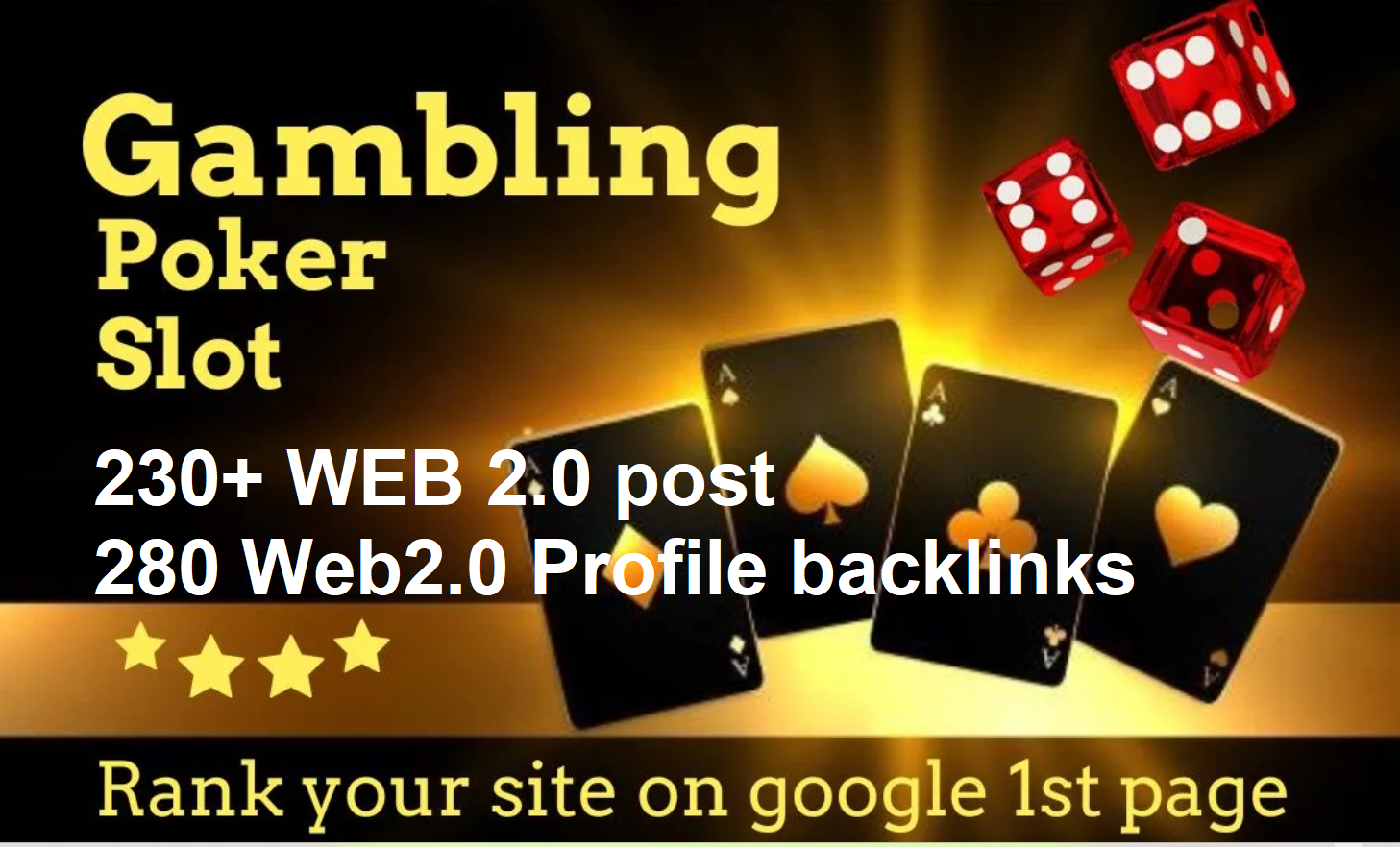Get 230+ WEB 2.0 Post & 280 Web2.0 Profile backlinks High Quality & Permanent