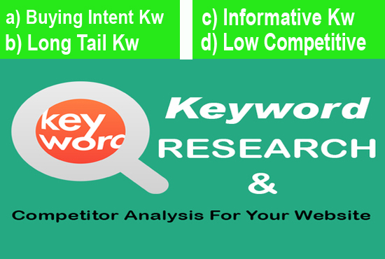 Do Complete Keyword Research And Competitor Analysis