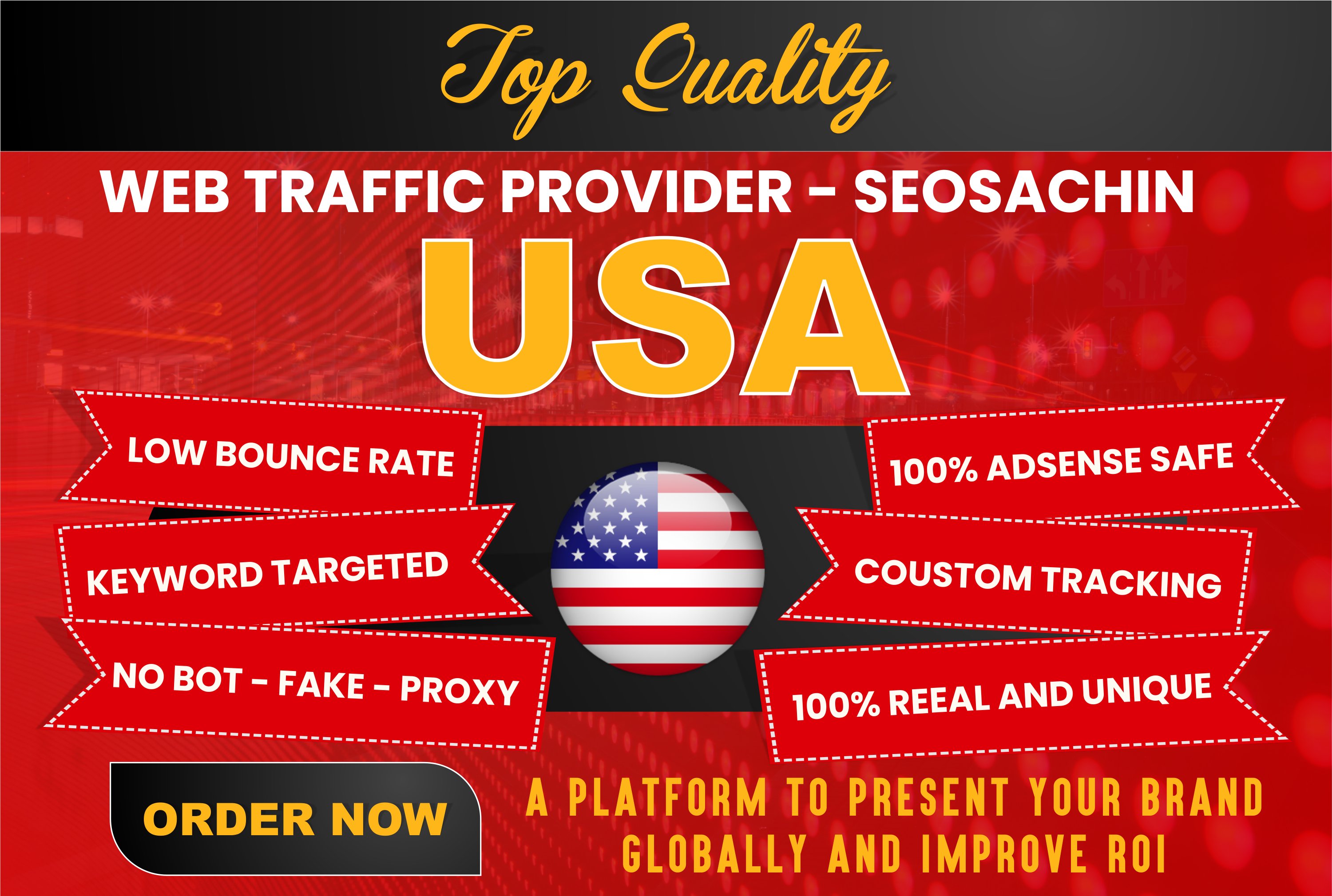 100,000 Real Human USA Web Traffic From Search Engine...
