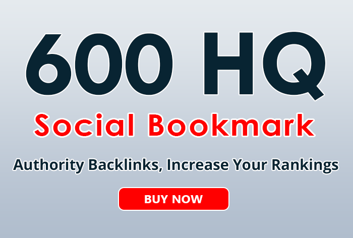 I will create 600+ Social Bookmarking SEO backlinks
