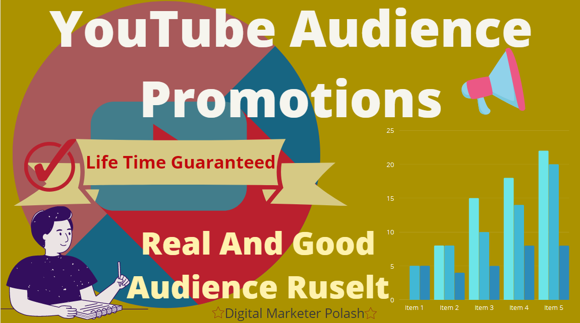 I Do Promote Your YouTube Account To Real Organic Audience Growth