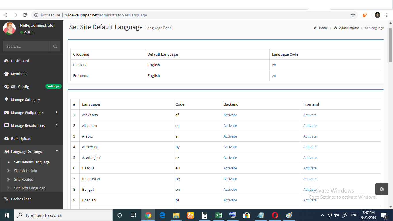 Free Unlimited earning Wallpapers, Photo gallery Website Script