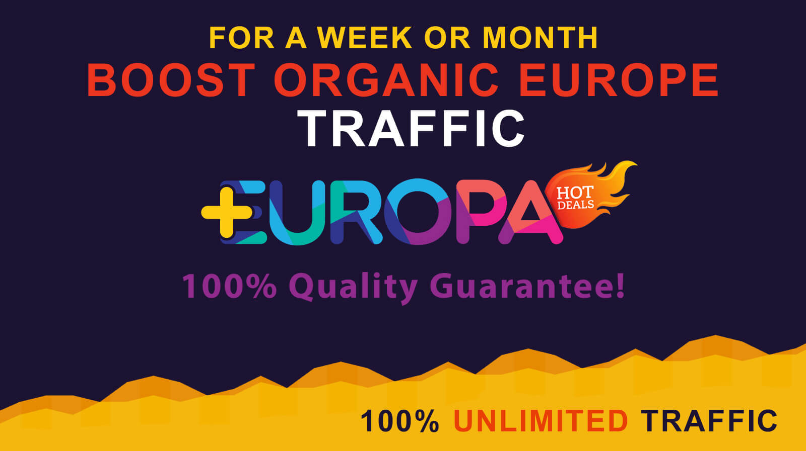 BOOST ORGANIC WEB TRAFFIC FROM EUROPA