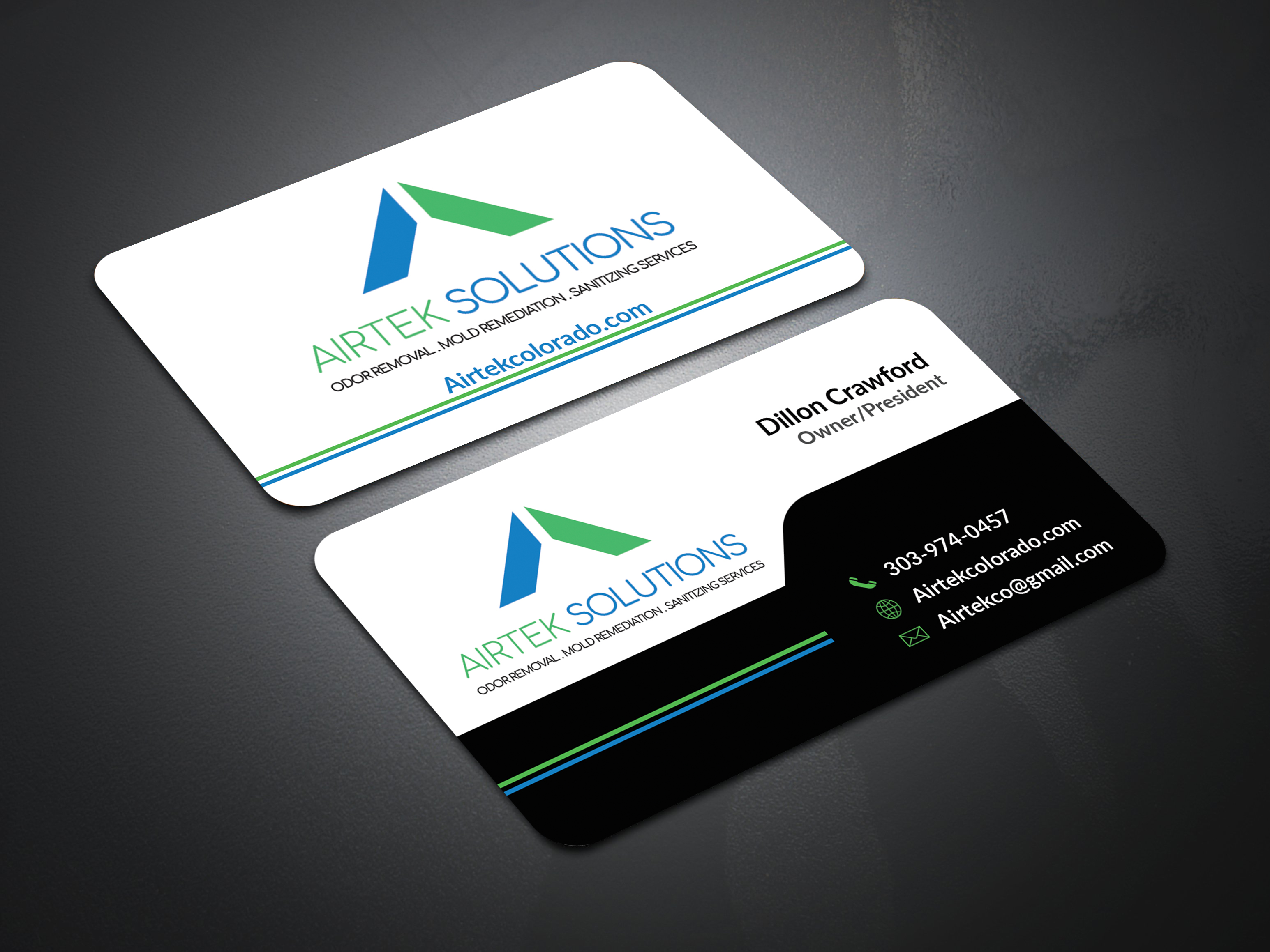 I will design business card with two concepts in 1 hour