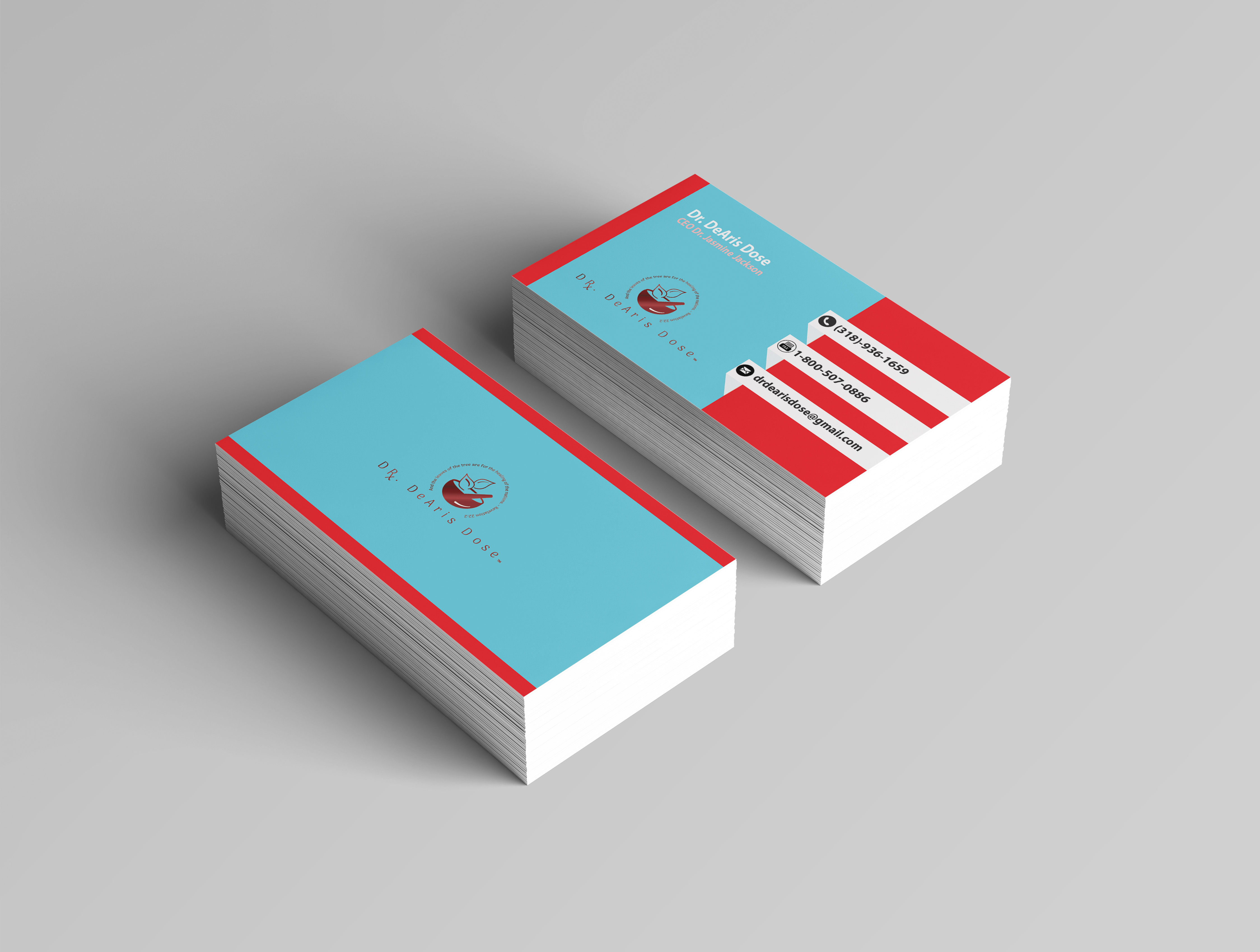I will design business card with two concepts in 1 hour