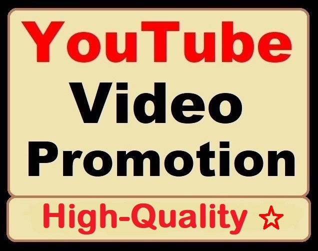 YouTube Video Organic Promotion Genuine Marketing 