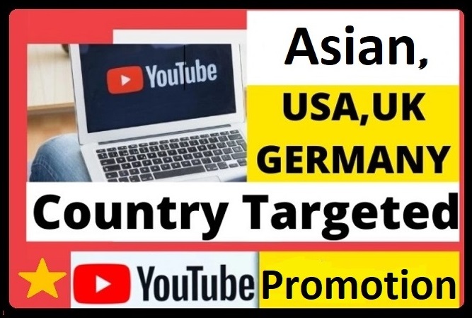 YouTube Video Targeted Country USA, UK, Brazil, Australia Many Countries Organic Growth