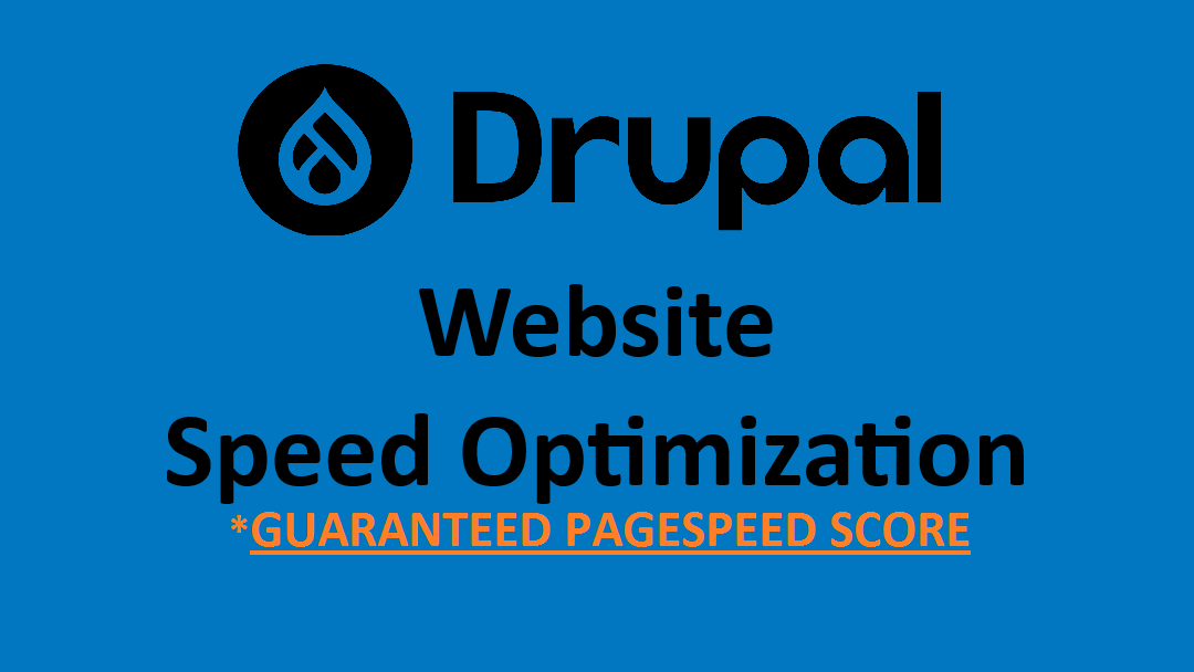 Drupal website speed optimization