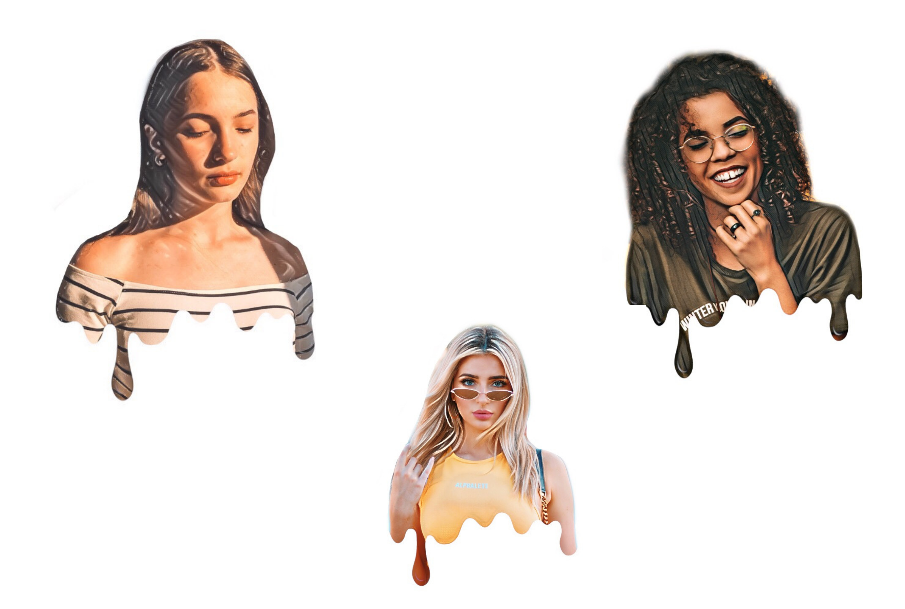 GRIME CARTOON DRIPPING ILLUSTRATION FOR YOUR PHOTO