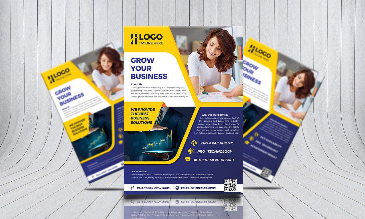 Design Amazing Flyer, Brochure, Poster within 24 hours