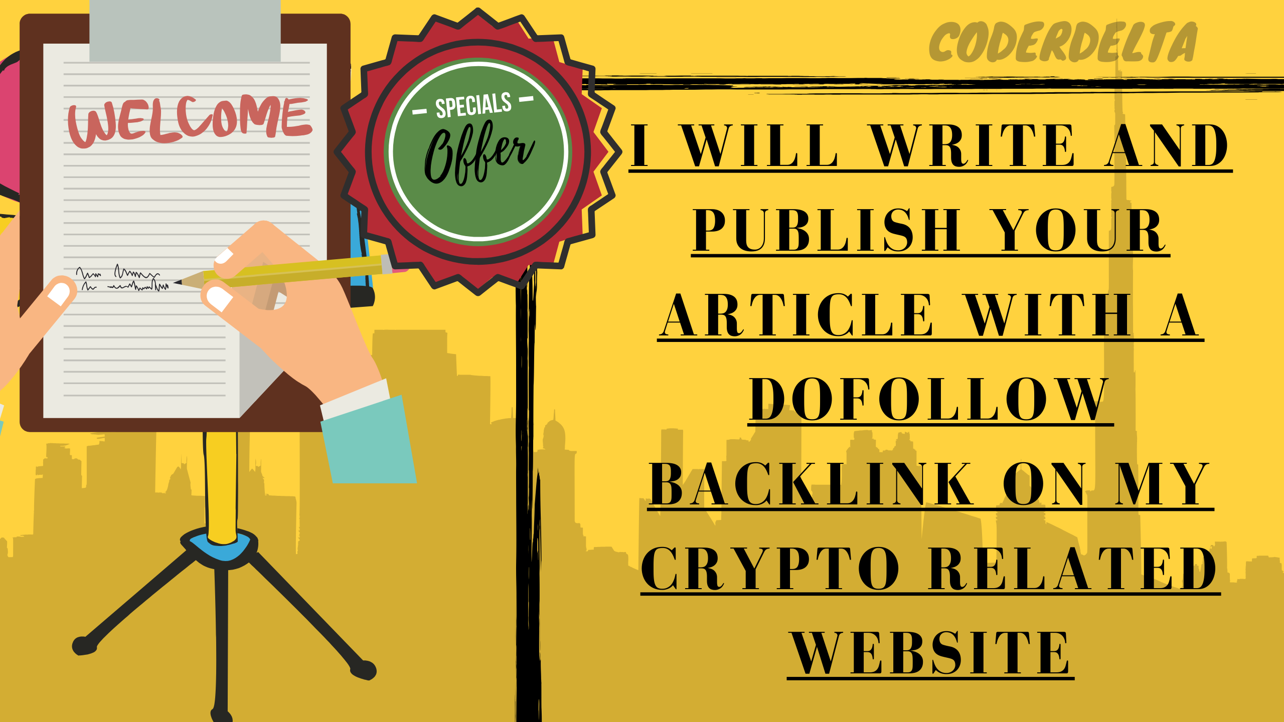 I Will Write and Publish your article With a DoFollow Backlink on my CryptoCurrency Related Website