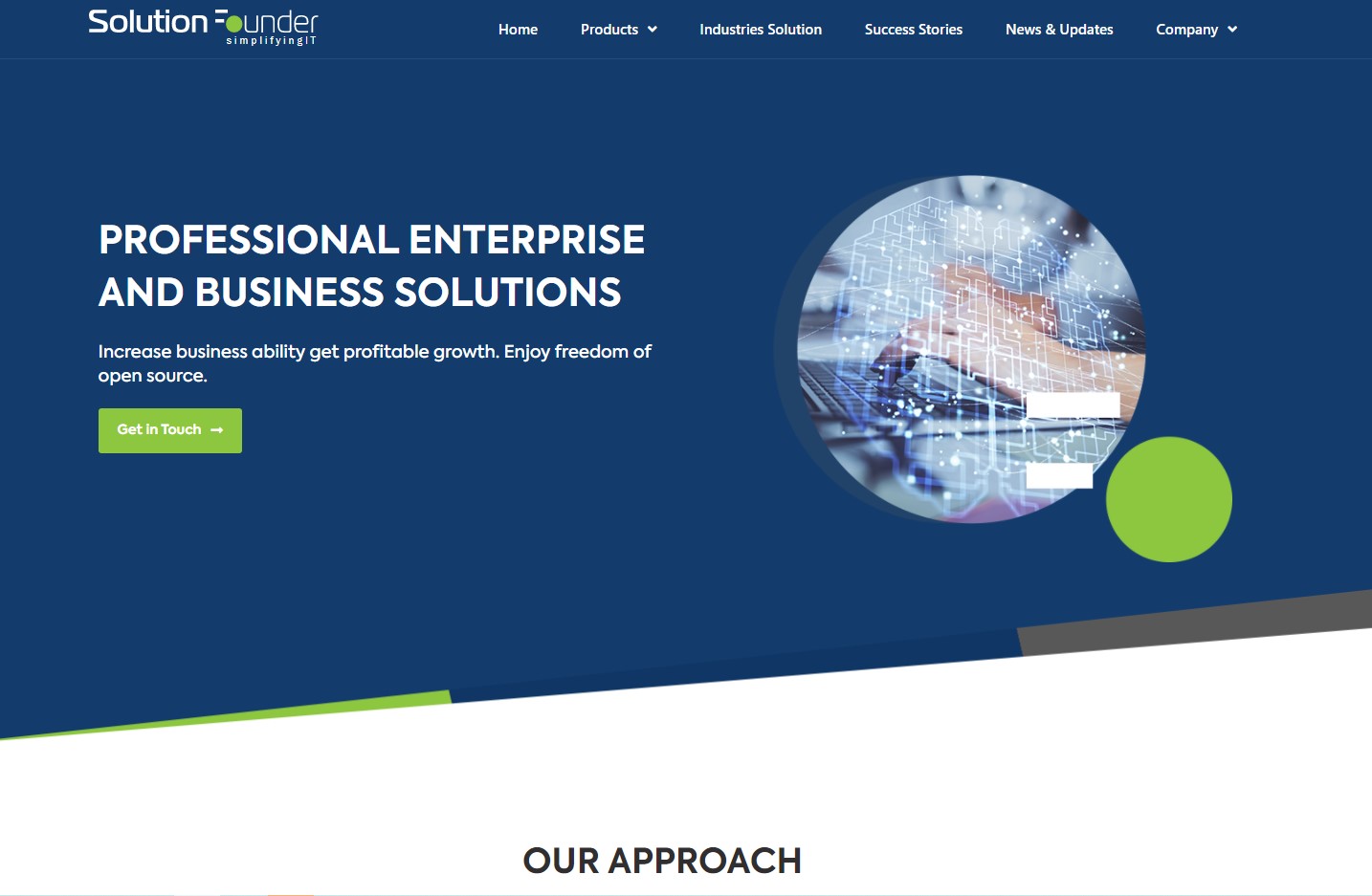 JAMStack Website with fast loading and SEO-friendly pages