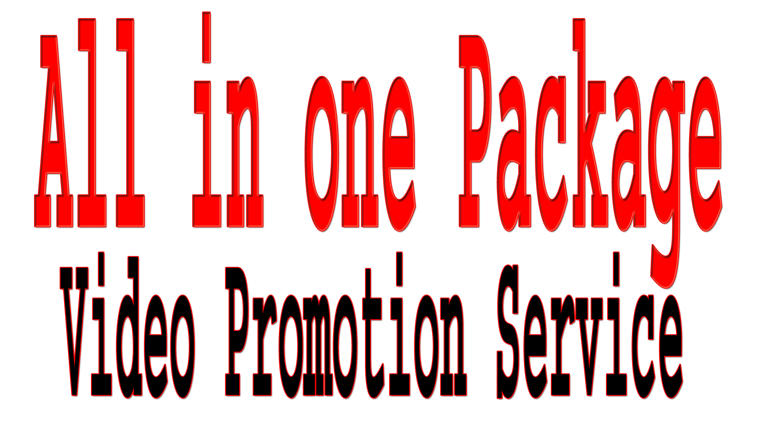 Rank with High Quality YouTube Video Promotion Package 