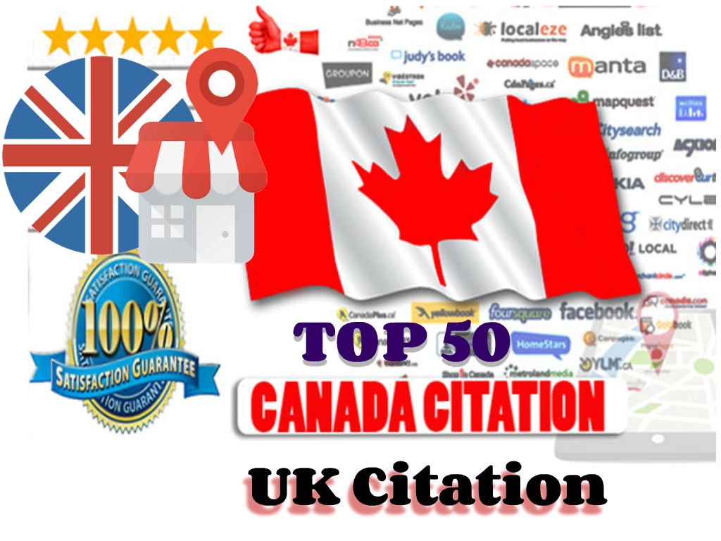 Top 50 Live Local Seo Citation For Canada And Uk For 6 Seoclerks