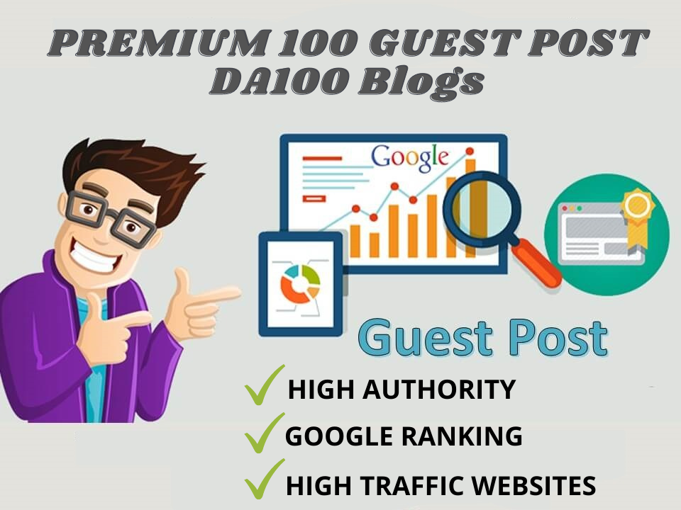 Make Premium 100 Guest post on High DA PA Website