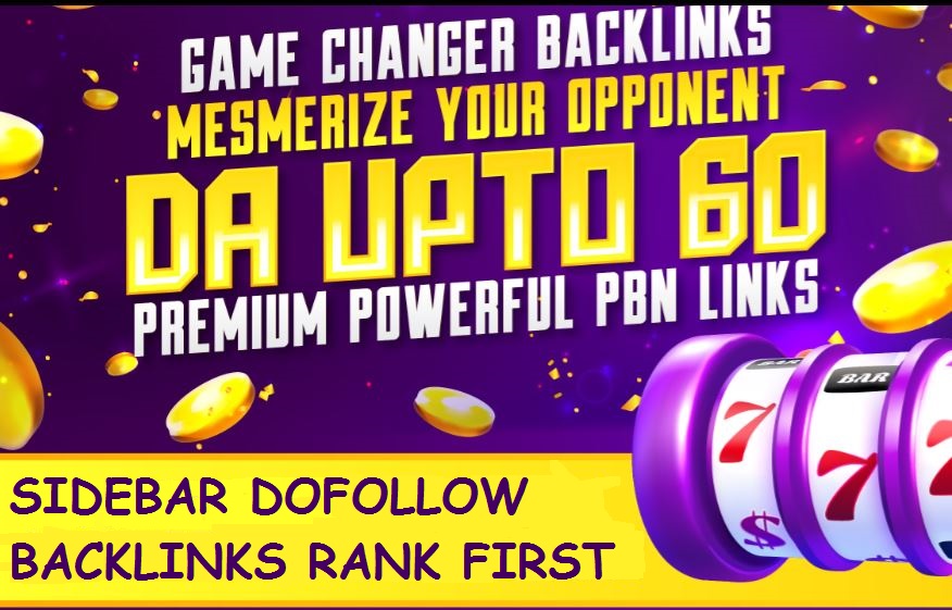 GET 50 SIDEBAR PBNs BACKLINKS HIGH DA/DR RANK YOUR WEBSITE 1ST PAGE