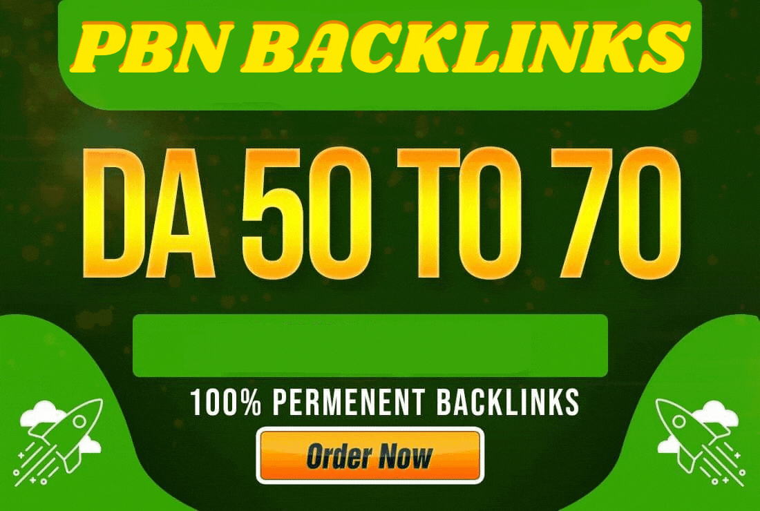 Make 40 Powerfully High DR/DA 70-50 Plus DoFollow Permanent PBN Backlinks 