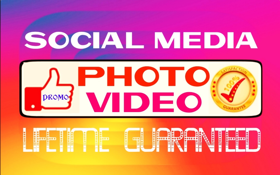 Provide Real Social super instant services for your Pics and Videos growth