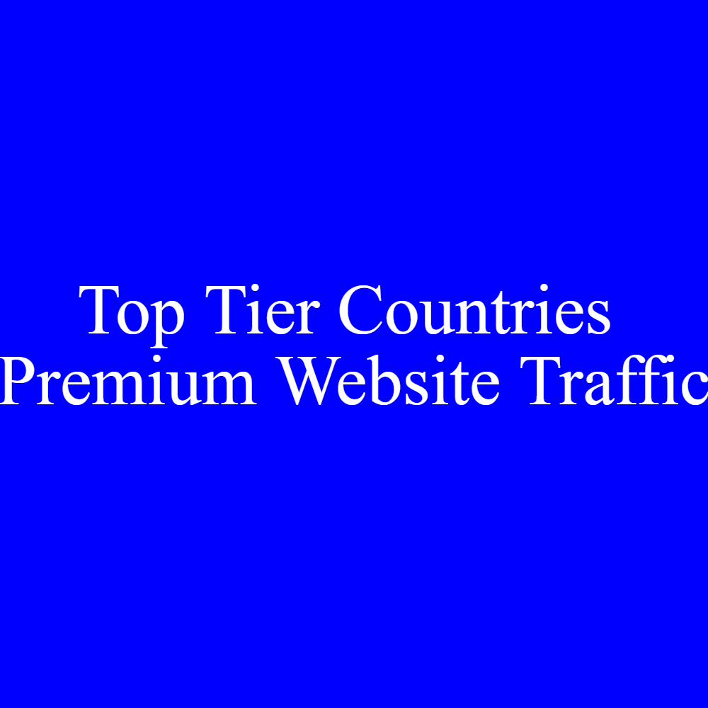I Will Give 100k Premium Top Tier Country Traffic For...
