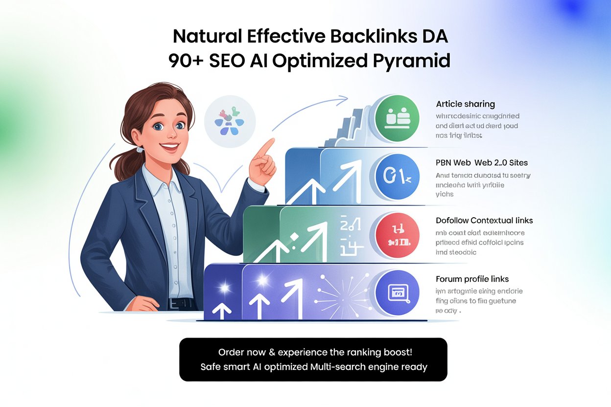 Natural Effective Backlinks DA 90+ | SEO & AI Optimized Pyramid Link Building New Strategy