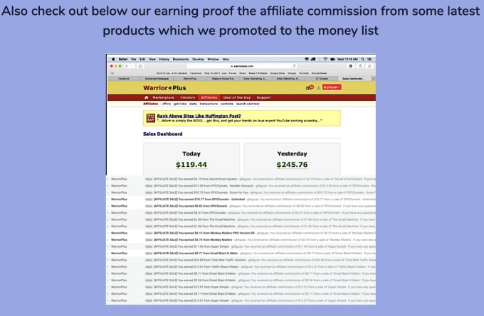 I will give you make money online niche based email list (50K in CSV Format) plus 6 Special Bonuses