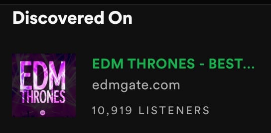 1 MONTH placement on 170K playlist for your EDM song