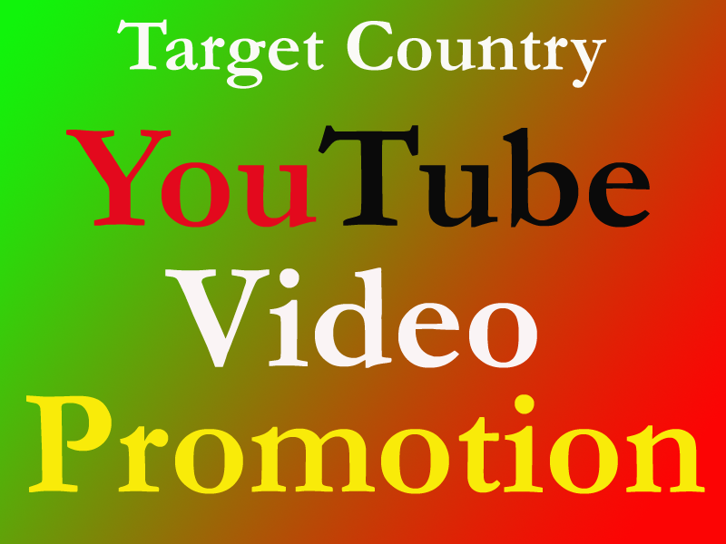  Boost YouTube Video Via Target Country Audience From USA, UK, US, CANADA