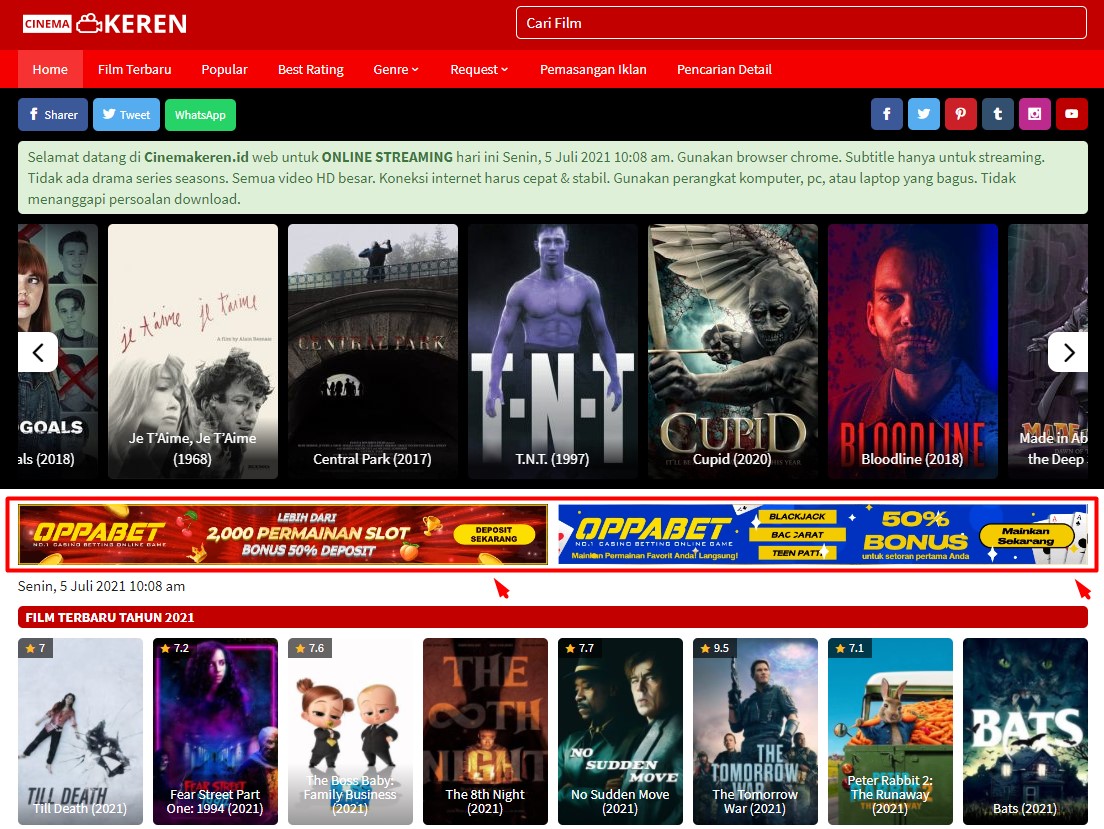 Video Banner 728x90 On Header Cinemakeren.id