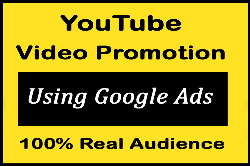 YouTube video Audience using Google ads Promotion