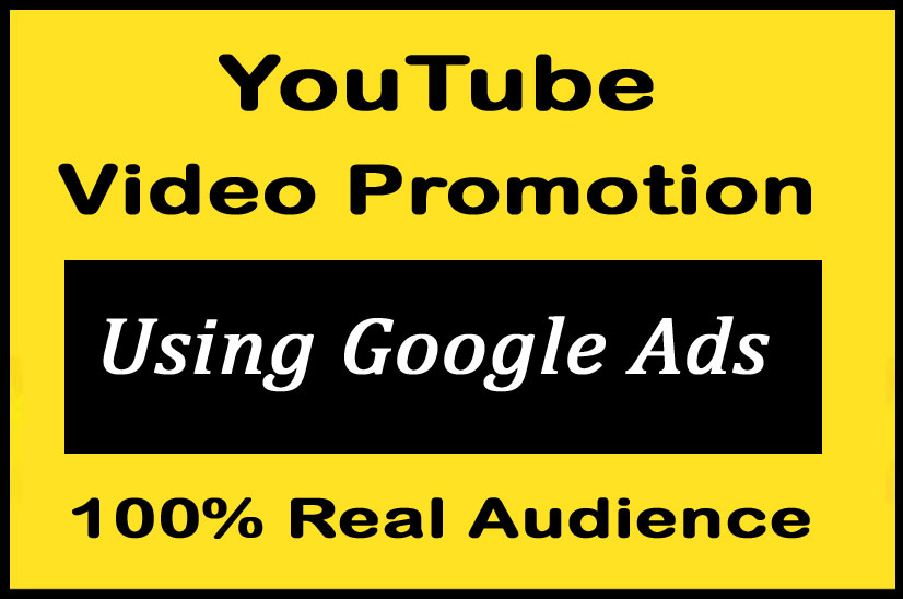 Youtube video audience via Google ads Promotions