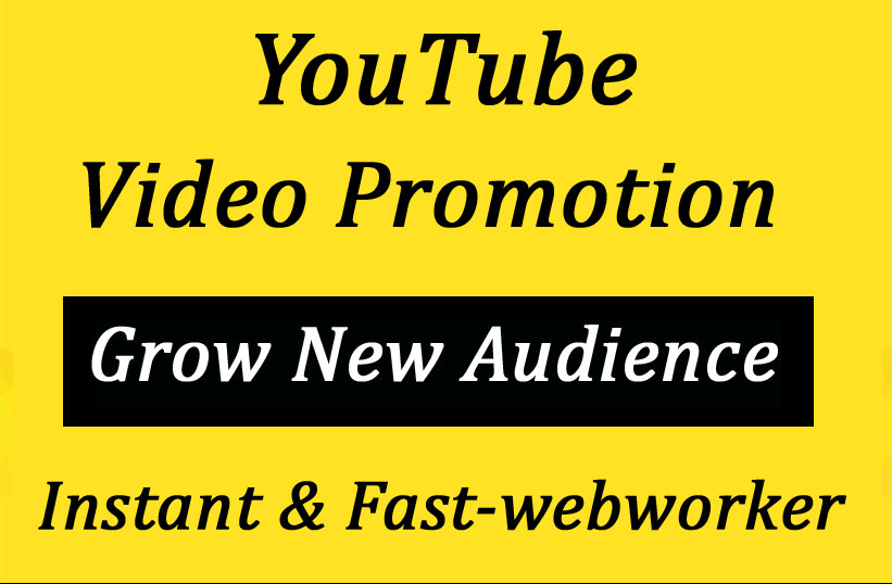 Organic YouTube video Promotion and Marketing in 24 Hours