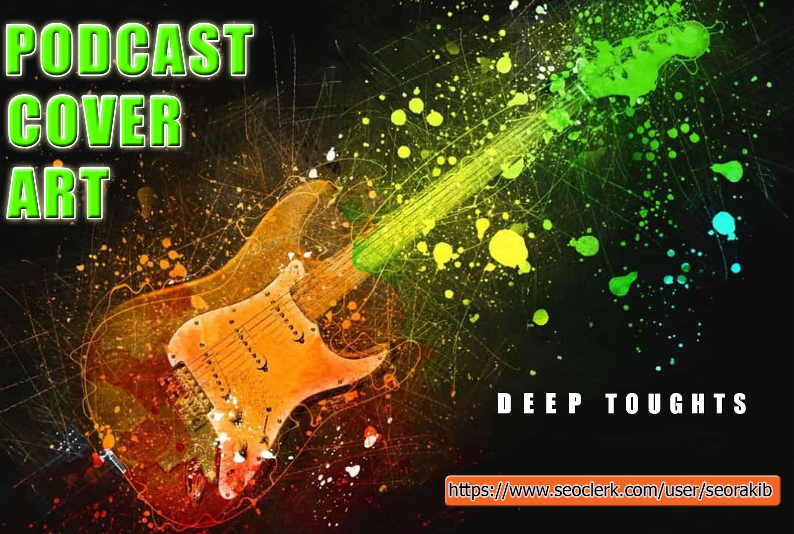 I will do professional podcast cover art design