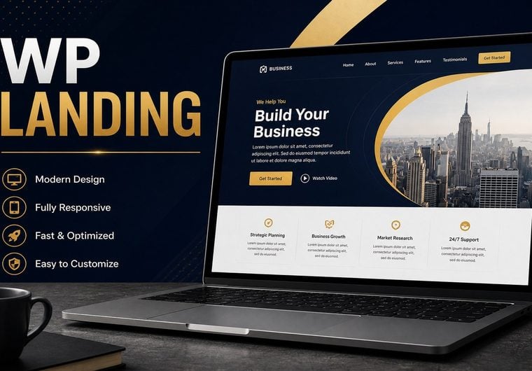 a starter website landing build for the brand, BrandDad studio
