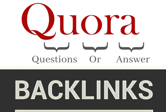 Permanent 10 Quora answer Backlinks with your website URL