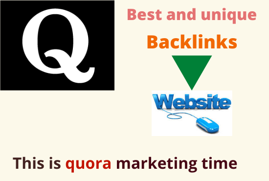Promote your website with 20 high quality quora answer backlinks