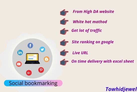I will do 150 social bookmarking for your website