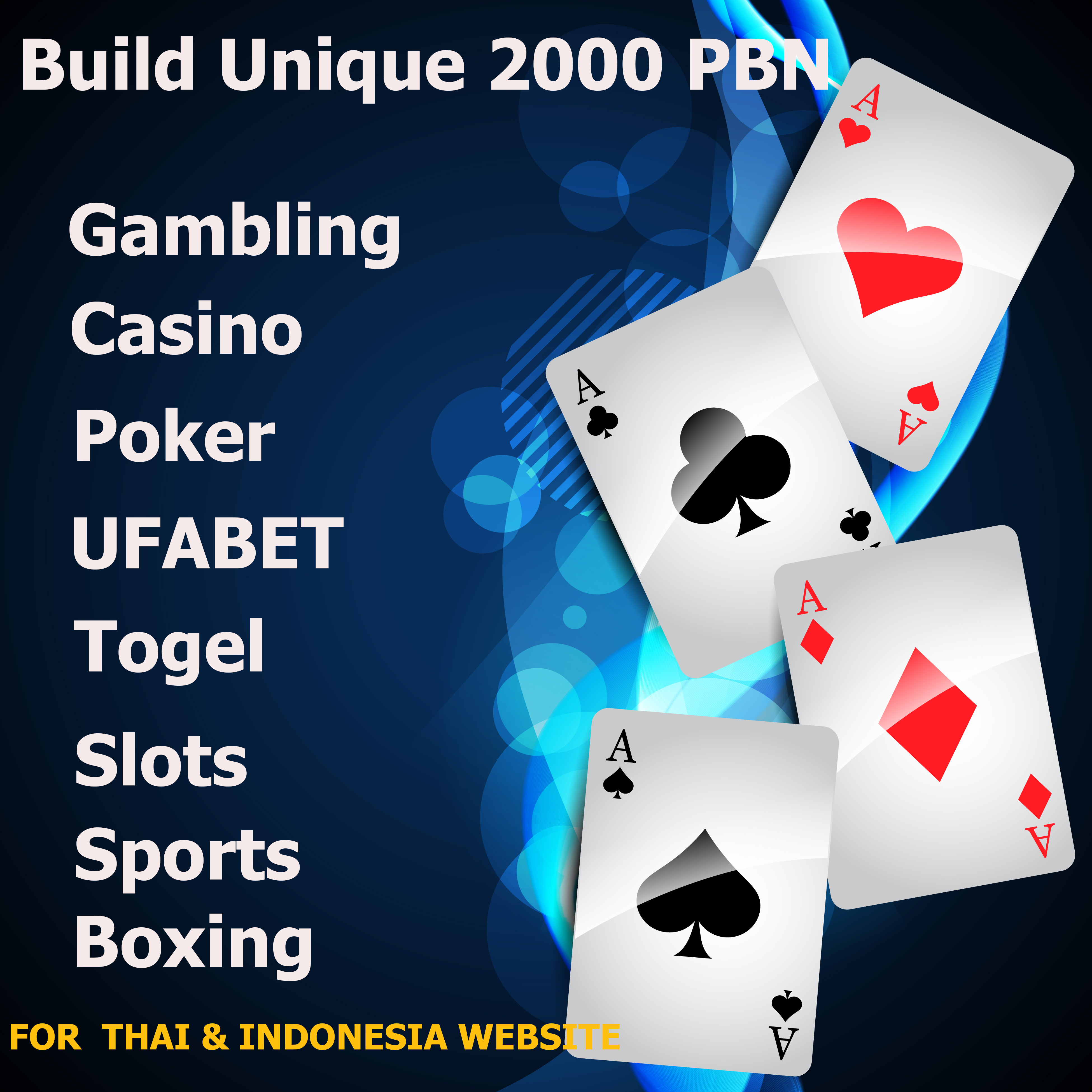 Guaranteed 1st Page,Skyrocket 2000 PBN,Thai & Indonesia Website,DR70+-Casino,Ufabet,Poker,Togel,Site