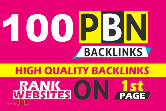 Get Strong 100 Homepage Do-Follow PBN, All DR60+ To Improve Your Website In 2 Weeks