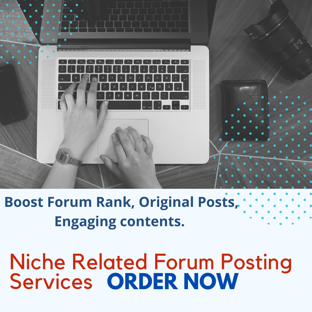I will write forum posts for you 